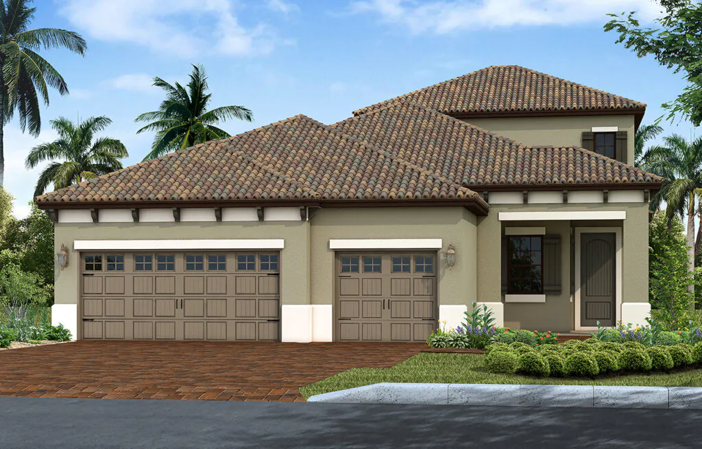 The Sea Mist model home located in Boca Royale