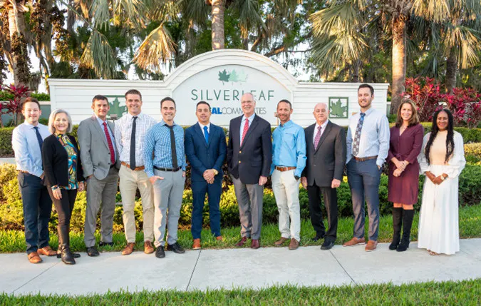 Neal Communities The Neal Communities team celebrates the close-out of Silverleaf in Lakewood Ranch, meaning the last home has been completed, sold and turned over to the new owners.