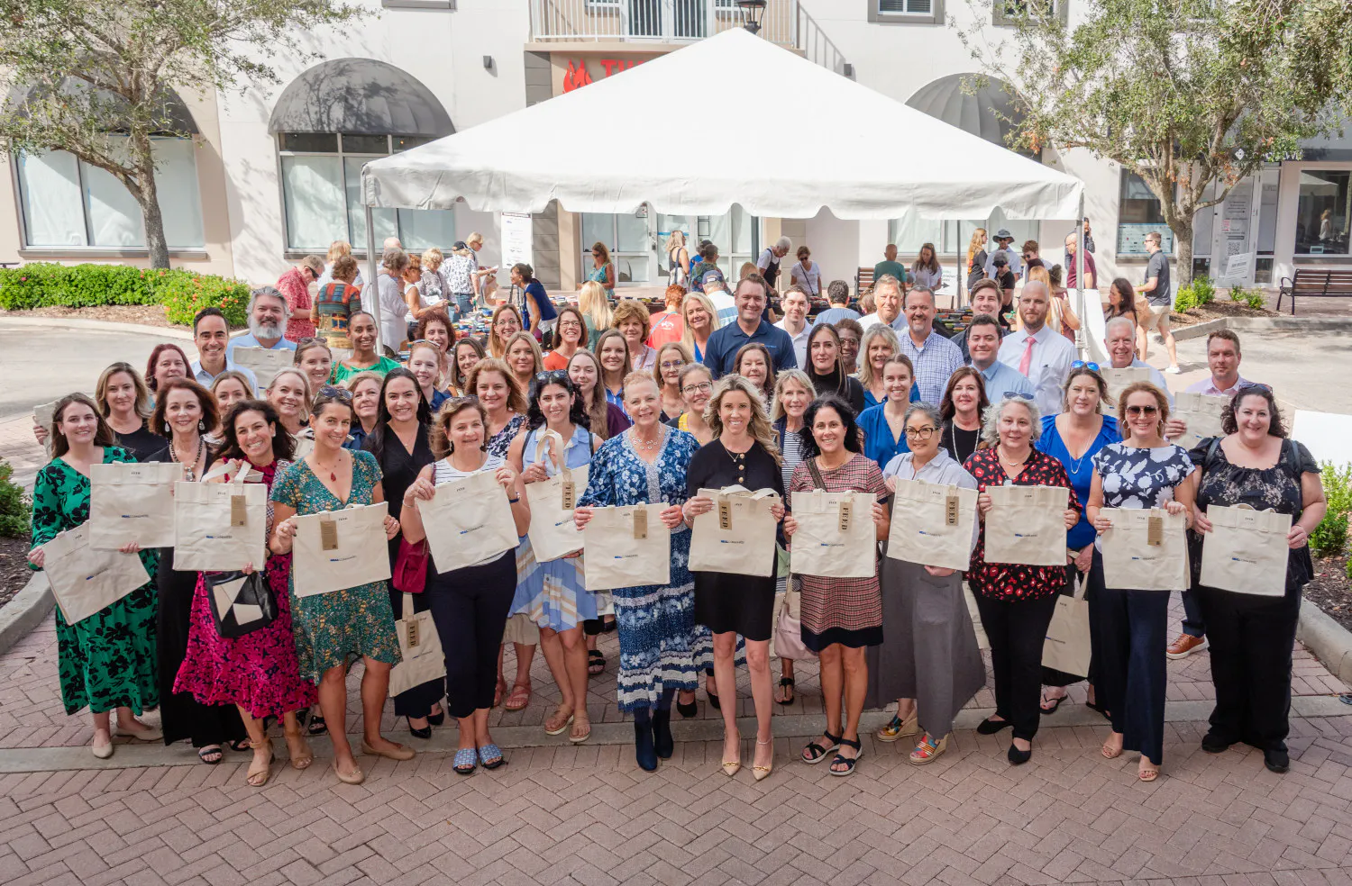 Neal Communities and employees support Meals on Wheels Empty Bowls event.