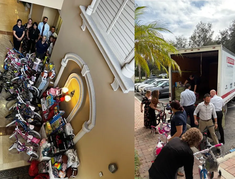 Neal-Communities-employees-with-their-donation-to-Toys-for-Tots
