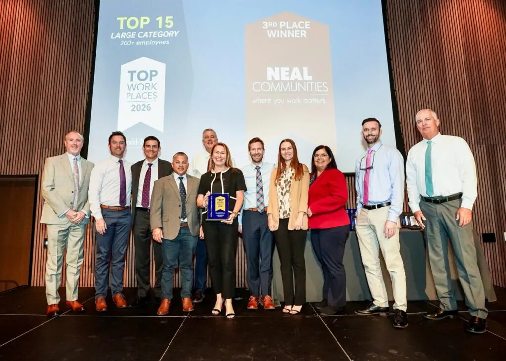 Neal Communities Earns Eighth Consecutive Year of Workplace Recognition