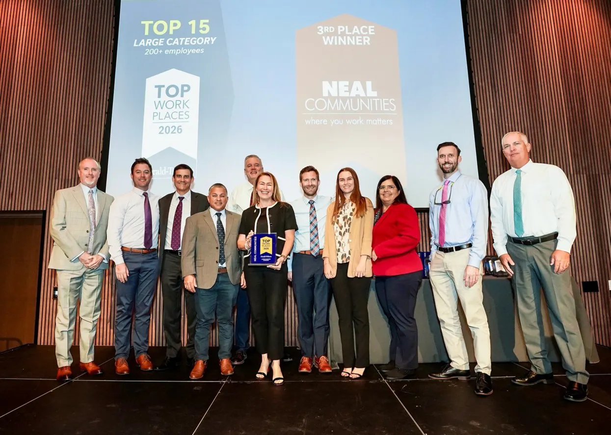 Neal Communities Earns Eighth Consecutive Year of Workplace Recognition